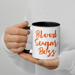 Tasse mit farbiger Innenseite – BloodSugarBoss