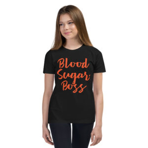 Kurzärmeliges T-Shirt für Kinder – BloodSugarBoss